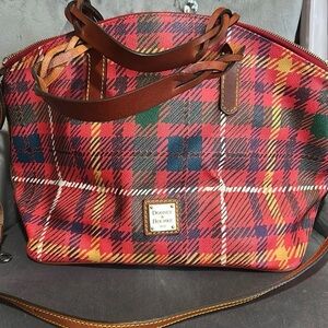 Dooney & Bourke plaid shoulder bag